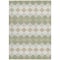 Homeroots 3' X 5' Artichoke Green Ivory And Beige Geometric Washable Indoor Outdoor Area Rug 597860 - alternate 9