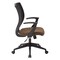 Office Star Products EM Series Screen Back Task Chair with "T" Arms, Fine Tune Cocoa EM51022N-K104 - alternate 4