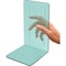 Acrimet Clear Plastic Bookends 1 Pair, Book Holder (Clear Green), 2PK 290.3 - alternate 6