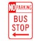 Sign Solutions Usa Parking Sign, 12 in W, Aluminum Sign, White DUS10DWT1218R7-107L - alternate 1