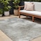 Homeroots 10' X 14' Beige Tan And Gray Abstract Washable Indoor Outdoor Area Rug 577756 - alternate 1