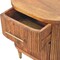 Homeroots 22" Brown Solid Wood Two Drawer Nightstand 701722 - alternate 10