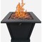 Bond Olivera 28'' Square Steel Gas Fire Pit 51843 - alternate 4