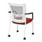 Office Star Products 8840W ProGrid Mesh Back Visitors Chair, White/ Red 8840W-9 - alternate 3