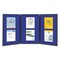 Quartet Display Systm, 72"x36", Bl/Gry Surface, Blk SB93513Q - alternate 5