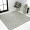 Jonathan Y Hallie High-Low Minimalist Curve Geometric Gray/Ivory 5 ft Square Indoor/Outdoor Area Rug SCN100A-5SQ - alternate 8