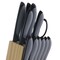 Gibson Home Dorain 14 Piece Stainless Steel Cutlery Set in Black with Wood Block 127769.14 - alternate 10