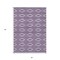 Homeroots 3' X 5' Purple Gray And Ivory Geometric Washable Indoor Outdoor Area Rug 599658 - alternate 9