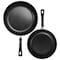 Gibson Everyday Highberry 2 Piece 12in and 10in Frying Pan Set in Metallic Grey 127787.02 - alternate 8