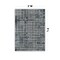 World Rug Gallery Geometric Distressed Abstract Washable Non Slip Area Rug 3 ft x 5 ft Black WR69BLACK3X5 - alternate 10
