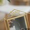 Fabulaxe 11x8" Vertical Decorative Gold Metal Floating Easel Back Picture Frame QI004844.L - alternate 6