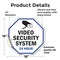 Signmission Video Security System 24 Hour, 18 Inch X 18 Inch, Vinyl Decal OC-D-18-4 - alternate 4