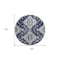 Homeroots 8' Purple Eggplant And Sage Round Medallion Washable Indoor Outdoor Area Rug 589016 - alternate 7
