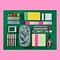Its Academic Expanding Pencil Case, For Office & School Supplies, Travel Organizer Bag, High Capacity, Palm Tree 24361-PM - alternate 8