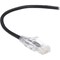 Black Box Slim-Net Cat6 250-Mhz 28-Awg Stranded Ethernet Patch Cable - C6PC28-BK-02 - alternate 1