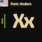 Aacc Self-Adhesive Vinyl Letter: x, Scale: 5 in. Color: Gold Font: Anders by, 4PK AACC-Anders-lx-Gold-I5x4 - alternate 1