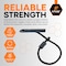 Xpose Safety 12in Elastic Bungee Ties, 100PK for Scaffold Sheeting EBT-12-100-X - alternate 7