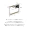 Amerock Esquire Polished Nickel/Golden Champagne Contemporary 5-1/4 in 133 mm Length Towel Ring BH26612PNBBZ - alternate 5