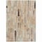 Homeroots 3' X 5' Taupe And Gray Striped Washable Indoor Outdoor Area Rug 615524 - alternate 9