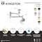 Kingston Brass Wall Mount Pot Filler Faucet with Knurled Handle, Brushed Nickel KS5108RKX - alternate 2