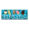 Signmission Ice Cream, 24 Inch, Decal D-24-30396 - alternate 1