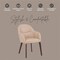 Leisuremod Elias Dining Chair Upholstered in Leather Velvet and Powder Coated Iron Legs, 2PK EDC21LTP-2 - alternate 10