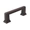 Richelieu Hardware Mirabel Collection 3 3/4-in 96 mm Brushed Oil-Rubbed Bronze Transitional Rectangular Cabinet Pull BP79596BORB - alternate 1