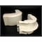 Legrand External Elbow Raceway, 40N2 Series, 1 Channel, 4 in W, 2 in H, 4-1/2 in L, White 40N2F19WH - alternate 1