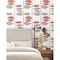 York Wallcoverings Sculpted Vines Vermillion and Graphite Wallpaper ZM2802 - alternate 5