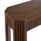 Alaterre Furniture Fluted Solid Wood Console Table 36 in Modern Entryway Table with Storage Shelf AFTBL-027 - alternate 10