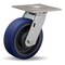 Hamilton Medium Service Swivel Caster, 6" x 2" Ergo-Glide Polyurethane (85A) on Cast Iron Wheels S-MS-6SPB - alternate 1