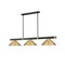 Z-Lite Vanguard Matte Black + Rubbed Brass 3 Light Billiard 3050-3MB-RB-RB15 - alternate 1