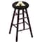 Holland Bar Stool Co Maple Bar Stool, Dark Cherry Finish, Appalachian State Seat RC30MSDC - alternate 1
