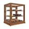 Koolmore 25 In. Artisan Wooden Bakery Display Upright Case 4 Cu ft, Dark color KM-BDW-4CUD - alternate 10