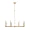 Z-Lite Kaden 8-Light Chandelier, 36.5 in W, Modern Gold 3045-8MGLD - alternate 8