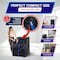 Topmaster Compact Infrared Home Sauna Kit, 1050W, Foldable Chair, Zipped Access, 140 DegF, Black TMSAUIN48BLK - alternate 14