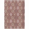 Homeroots 9' X 12' Orange Beige And Gray Floral Medallion Washable Indoor Outdoor Area Rug 614627 - alternate 9