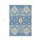 Homeroots 5' X 8' Blue Green And Orange Oriental Washable Indoor Outdoor Area Rug 597675 - alternate 9