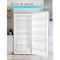 Black&Decker 21.2 cu. Ft. Refrigerator/Freezer Convertible-White BUC2120MW - alternate 8