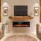 Edendirect 50 in. Wall Mount Metal Smart Electric Fireplace in Black, 4.33 in. width, 2-Heating Settings, Remote ZR-WE-50 - alternate 9