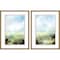 Homeroots Set Of Two Emerald Coast Cloudy Sky Gold Framed Wall Art, 2PK 558343 - alternate 1
