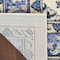 Homeroots 10' X 14' Ivory And Blue Floral Indoor Outdoor Area Rug 573237 - alternate 9