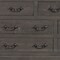 Homeroots 64" Gray Solid Wood Seven Drawer Double Dresser 554674 - alternate 18