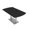 Skutchi Designs Arc Rectangle Meeting Room Table, 36 in W, 60 in L, Black HAR-AREC-36x60-DOU-U999ST19 - alternate 1