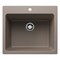 Blanco Liven SILGRANIT 25in Single Bowl Dual Mount Laundry Sink - Truffle 401926 - alternate 1