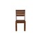 Homeroots Set of Two Brown Solid Wood Ladder Back Dining Side Chairs 565294 - alternate 8