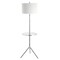 Jonathan Y Hall 62 in. Metal LED End Table Floor Lamp, Chrome JYL2012B - alternate 11
