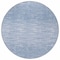 Homeroots 8' Denim Blue And Blue Round Abstract Washable Indoor Outdoor Area Rug 587406 - alternate 7