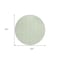 Homeroots 8' Mint Green And Beige Round Ogee Washable Indoor Outdoor Area Rug 601628 - alternate 9