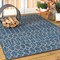 Jonathan Y Ourika Moroccan Geometric Textured Weave Navy/Light Gray 4 ft. x 6 ft. Indoor/Outdoor Area Rug SMB108B-4 - alternate 8
